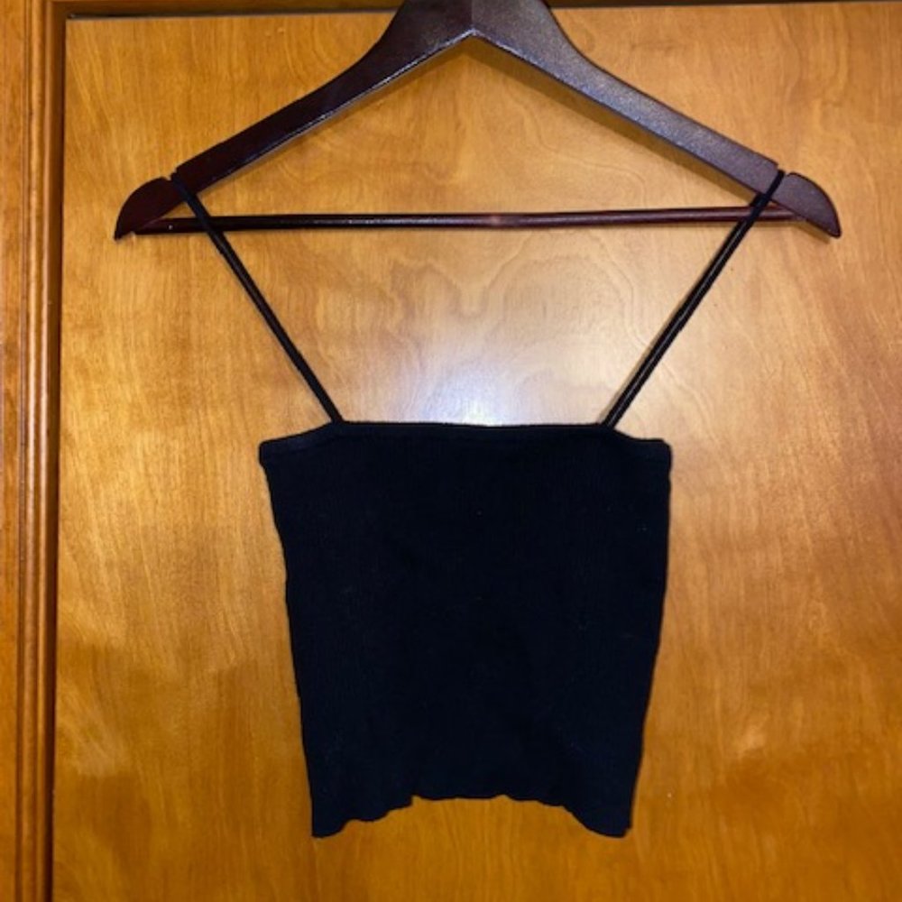 Ribbed cropped top